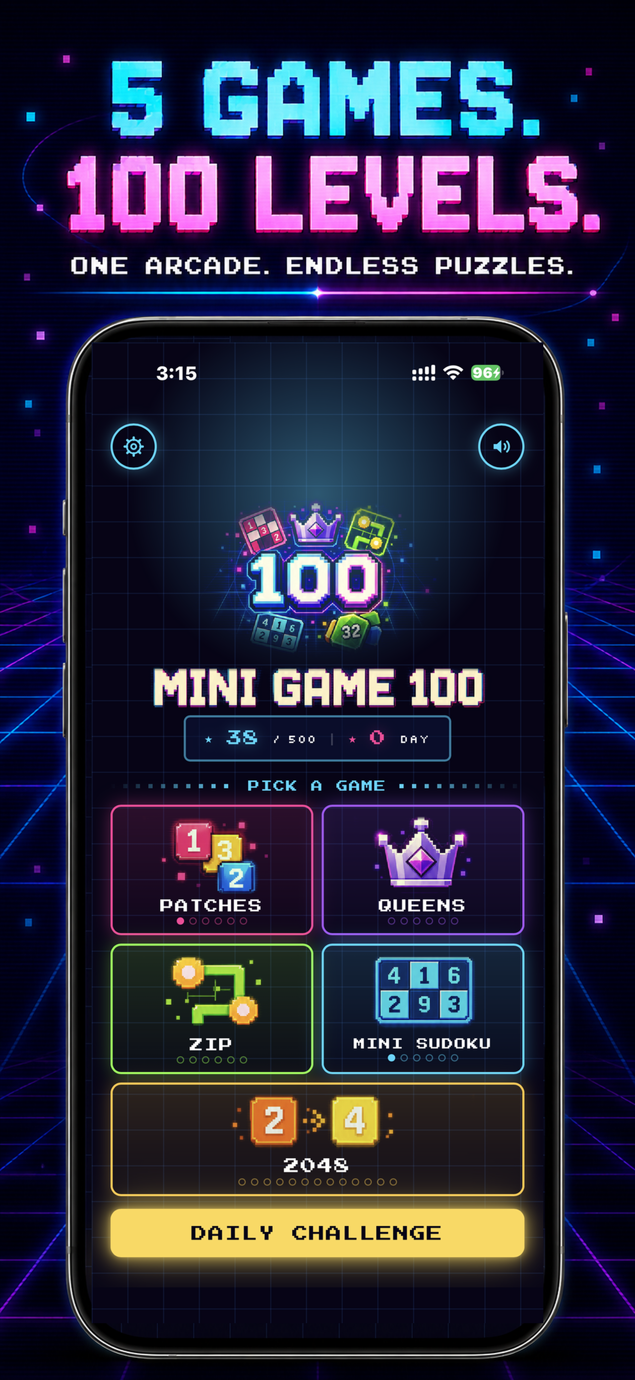 Home screen